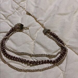 Chic Three Tone Necklace